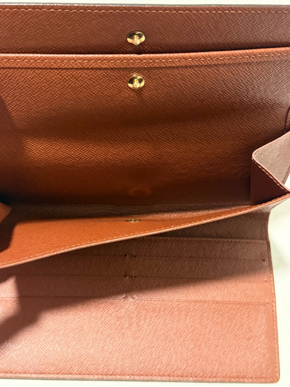 Authentic Louis Vuitton Monogram Long Trifold Wallet – Full Set (Box/Dust Bag) - Picture 6 of 9